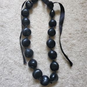 FINAL PRICE Black macadamia necklace